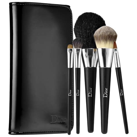 dior mini brush set|christian Dior makeup brush set.